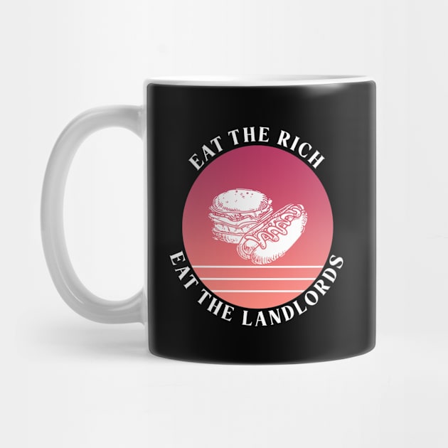 Eat The Rich Retro Cook Out Art Retro Red Summer by aaallsmiles